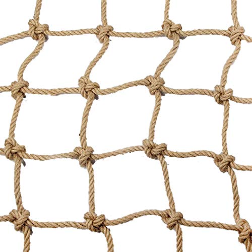 SunYaZhou Netze Hanfseil Dekonetz Treppenschutznetz Balkon Fallschutznetz Kindersicherheitsnetz Retro Bar Deckennetz Hängendes Kleidernetz Kletternetz Seil Kids Safety Railnet (Size : 1x2m) von SunYaZhou Nets