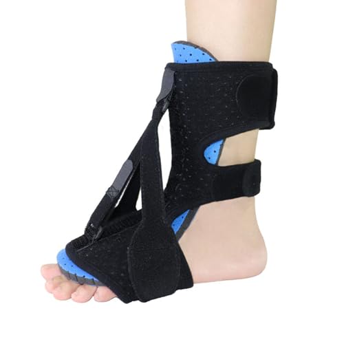 Plantarfasziitis-Nachtschiene, leichte Fußheberorthese, Linderung von Fersenschmerzen, Fußheber, Knöchelstütze für Männer und Frauen, schwarz, Plantarfasziitis-Nachtschiene, Fußheber, Knöchelstüt Plantarfasziitis-Nachtschiene, leichte Fußheberorthese, Linderung von Fersenschmerzen, Fußheber, Knöchelstütze für Männer und Frauen, schwarz, Plantarfasziitis-Nachtschiene, Fußheber, Knöchelstüt von SunaOmni