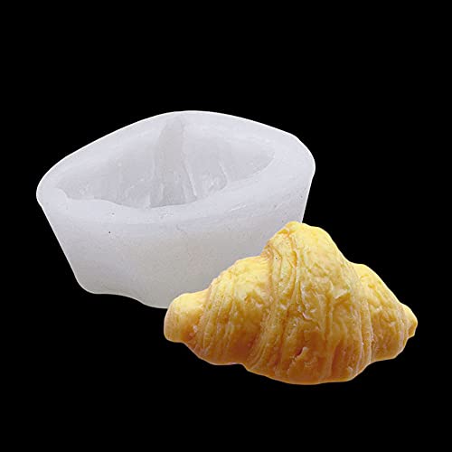 Silikon Kerzenform, 3d Croissant Brot Form Kerze Seife Machen Formen DIY Handgemachte Handwerk Geschenk Wachs machen DIY Handwerk Werkzeugversorgungen von SunaOmni