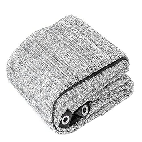 SunaOmni Aluminet Shade Cloth Reflektierendes Aluminet Sonnenschutznetz UV-BestäNdiges Netz Mit ÖSen FüR Blumen Pflanzen Terrasse Garten Silber 9.84x13.12ft von SunaOmni