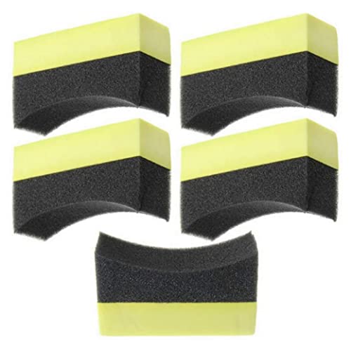 SunaOmni Dura Dressing Tire Meguiars Reifen-Gel-Reifen-Dressing-Applikator Automotive Car Detailing Sponge Washer Curved Foam Cleaning Tool 5PCS SunaOmni Dura Dressing Tire Meguiars Reifen-Gel-Reifen-Dressing-Applikator Automotive Car Detailing Sponge Washer Curved Foam Cleaning Tool 5PCS von SunaOmni