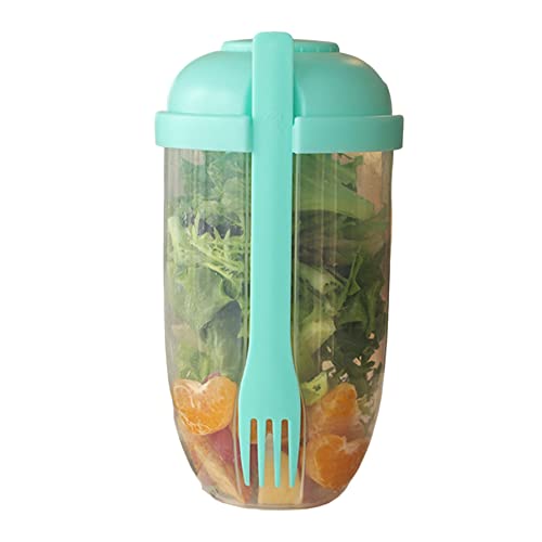 SunaOmni Frischer Salatbecher Salat-dressing-behälter Zum Mitnehmen Salat-mahlzeiten-shaker Salat-dressing-halter Für Das Mittagessen Grüner Salat-dressing-shaker Salatbehälter Für Das Mittagessen von SunaOmni