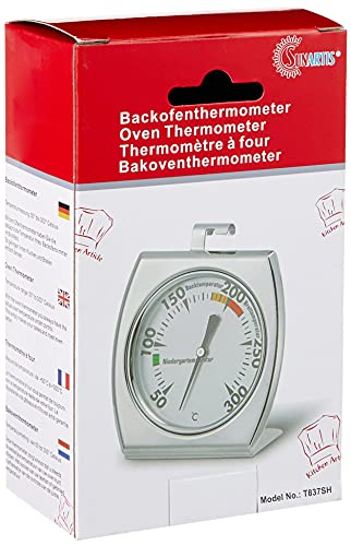 Sunartis T837H Ofenthermometer Edelstahl ca. 7 x 8 cm von Sunartis