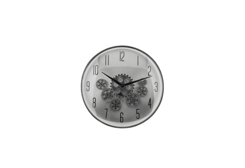 Sunay Wanduhr mit Zahnrädern - ø35 x 9 cm, Analog im Industrial-Look (analog, 35 x 9 cm, mit Zahnrädern) von Sunay