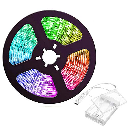 Sunboia LED Bänder RGB 2M, Wasserdicht IP65 SMD5050 LED Strip RGB LED Streifen mit 3-Keys Mini Controller für Deko PC-Monitor Sunboia LED Bänder RGB 2M, Wasserdicht IP65 SMD5050 LED Strip RGB LED Streifen mit 3-Keys Mini Controller für Deko PC-Monitor von Sunboia