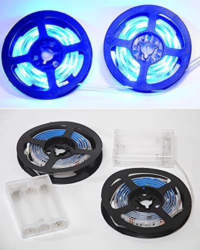Sunboia LED Strip Beleuchtung,LED Streifen,LED Stripes 2X1M,LED Lauflicht,LED Leiste,LED Lichtleiste,LED Band,Lichter Streifen 2M Wasserdicht 5050 SMD Home Kit -Blau von Sunboia
