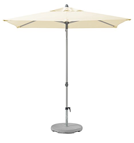 Suncomfort by Glatz Sonnenschirm Push-Up, ecru, 210 x 150 cm rechteckig, Gestell Aluminium, Bespannung Polyester, 4.2 kg von Suncomfort by Glatz