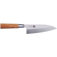 Suncraft MU Deba 16,5 cm einseitig geschliffen - Japan-Stahl - Griff Pakkaholz von Suncraft