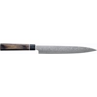 Suncraft Senzo Black Sashimimesser 21 cm - Damaststahl - Griff Pakkaholz von Suncraft