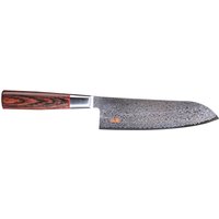 Suncraft Senzo Classic Santoku 16,7 cm - Damaststahl - Griff Pakkaholz von Suncraft