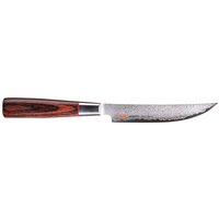 Suncraft Senzo Classic Steakmesser 12 cm - Damaststahl - Griff Pakkaholz von Suncraft