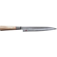 Suncraft Senzo Twisted Octagon Sashimimesser 21 cm - Damaststahl - Griff Pakkaholz von Suncraft