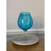 Mcm Blaufüßige Glasvase von SundayRestoration
