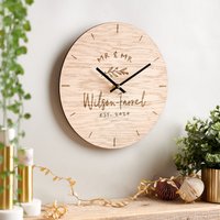 Personalisierte Paare Jubiläums Uhr von SundaysDaughterUK