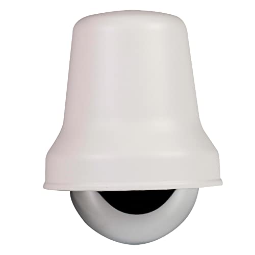 SUNDI Türklingel Klingel Haustür Türgong Klassisch Kunststoff Metall Weiß 24 V DNT-206/N-BIA von zaMel