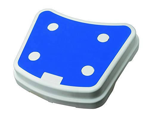 Badewannen - Trittstufe PILE Wannenstufe rutschfest stapelbar weiß/blau 1 Stück von Sundo Homecare GmbH