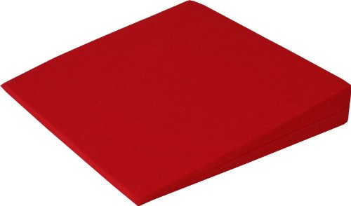 Keilkissen Kissen Sitzkissen Sitzkeilkissen Sitzkissen Sitzkeil mit 100% Baumwollbezug! (rot) von Sundo Homecare GmbH