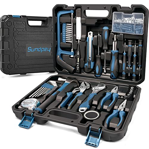 101-teiliges Werkzeugset für Werkzeuge, tragbar, Werkzeugkoffer von Sundpey