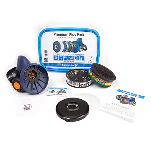 Sundström PremiumPlus Atemschutz Set mit SR 100 Halbmaske, Partikelfiler und Gasfilter Sundström PremiumPlus Atemschutz Set mit SR 100 Halbmaske, Partikelfiler und Gasfilter von Sundström