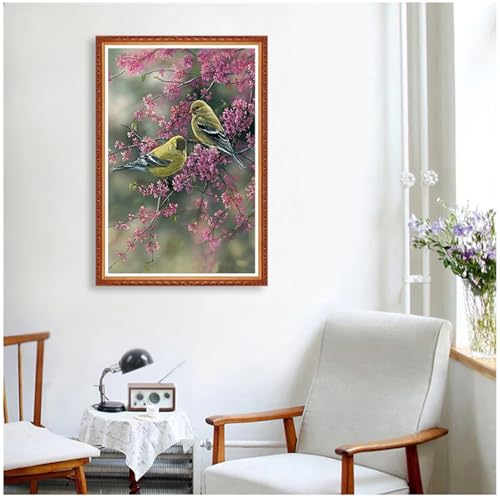 Diamond Painting Erwachsene,5D Pflanzenvögel Diamond painting Bilder Anfänger,DIY Square Full Drill Stickerei Diamant Malerei Set für Zuhause Dekor Geschenke 75x95cm Diamond Painting Erwachsene,5D Pflanzenvögel Diamond painting Bilder Anfänger,DIY Square Full Drill Stickerei Diamant Malerei Set für Zuhause Dekor Geschenke 75x95cm von Suneve