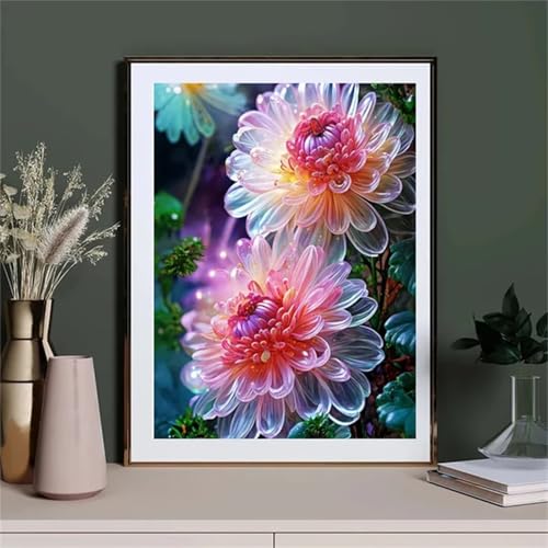 Diamond Painting Erwachsene Anfänger,5D Square Vollbohrer diamond painting set,DIY Diamant Painting Bilder Erwachsene diamant kunst Kits für Home Wanddekor,Rosa Dahlie 25x45cm Diamond Painting Erwachsene Anfänger,5D Square Vollbohrer diamond painting set,DIY Diamant Painting Bilder Erwachsene diamant kunst Kits für Home Wanddekor,Rosa Dahlie 25x45cm von Suneve