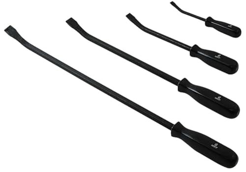 SUNEX TOOLS 9704 Brechstangen-Set mit ergonomischen Griffen, 4-teilig von Sunex