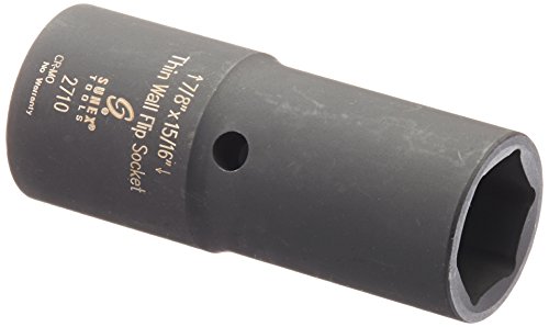 Sunex 2710 Stecknuss 1/2-Zoll-Antrieb 7/8-Zoll-x 15/16 Zoll dünne Wand-Klapp-Stecknuss von Sunex