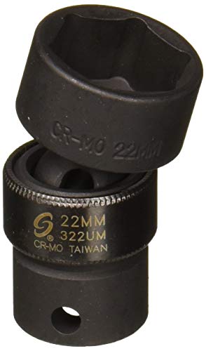 Sunex 322um 3/8 Zoll Antrieb 22 mm Universal Schlag-Stecknuss von Sunex