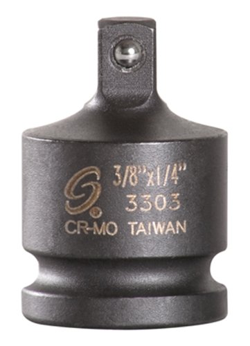 Sunex 3303 3/8 Zoll weiblich x 1/4-Zoll Stecker Super-Buchse Adapter mit Reibung Ball von Sunex