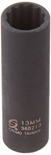 Sunex 368213 3/8-Antrieb Aufsatz 12-kant 13 mm Deep Impact Sockel von Sunex