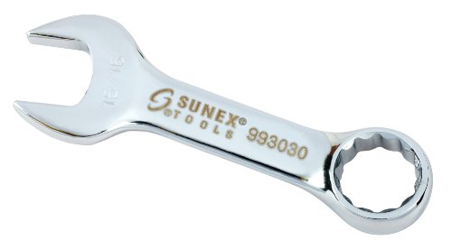 Sunex 993012 3/20,3 cm vollständig poliert Stubby-Maulschlüssel, 993030 von Sunex