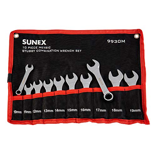 Sunex 9930M Ringmaulschlüssel-Set, metrisch, 10-teilig von Sunex