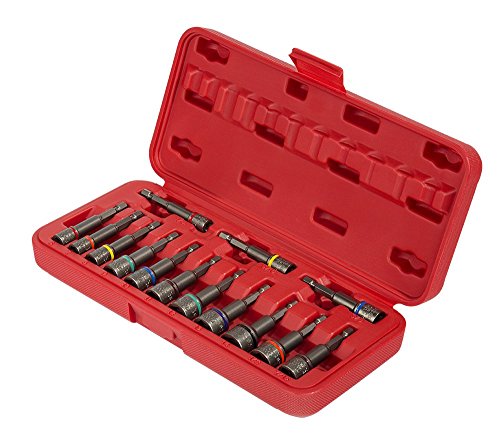 Sunex 9933 14piece Auswirkungen bereit Magnetische Mutter Setter Set (SAE/MM), von Sunex