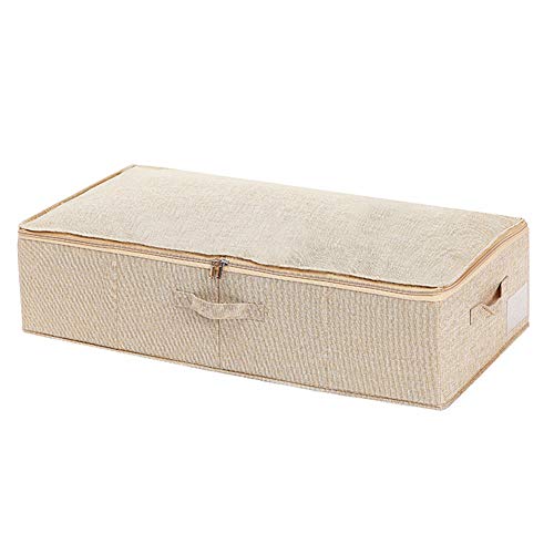 Sunfauo aufbewahrung Boxen aufbewahrungsbox Kinder Aufbewahrungsboxen Würfel Stoff-Aufbewahrungsbox Spielzeugkiste Lagerung Aufbewahrungsboxen für Würfel beige,95 * 48 * 17cm von Sunfauo