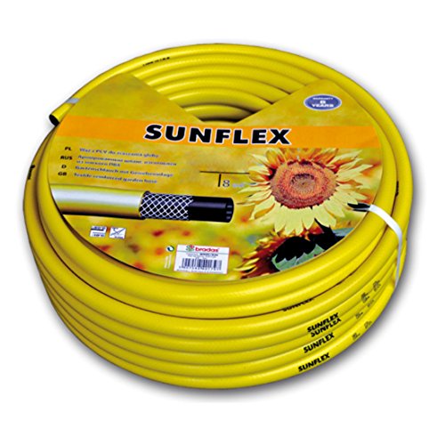 Sunflex-Gartenschlauch, 2,5 cm (1 Zoll), 20 m, 30 m, 50 m 20 m gelb von Sunflex