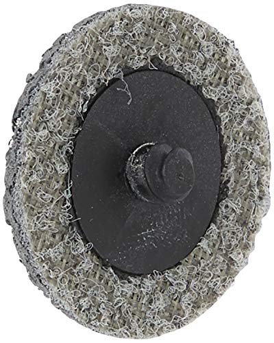 Sungold Abrasives 74900 Superfeine nicht gewebte Oberflächenpflege, R-Typ, Schnellwechselscheibe, 5 cm, Grau (25 Stück/Box) von Sungold Abrasives
