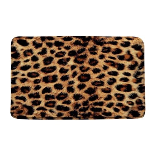 Sunhe Badematte mit Leopardenmuster, braun, afrikanische Wildtierhaut, modern, abstrakt, Vintage-Stil, Memory-Schaum, für Zuhause, Büro, Tür, Badezimmer, Dekoration, 45,2 x 74,9 cm Sunhe Badematte mit Leopardenmuster, braun, afrikanische Wildtierhaut, modern, abstrakt, Vintage-Stil, Memory-Schaum, für Zuhause, Büro, Tür, Badezimmer, Dekoration, 45,2 x 74,9 cm von Sunhe