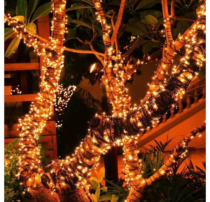 Sunicol LED-Lichterkette 10/20/50/100M, Solar, 8 Funktionen, Lichtsensorsteuerung, für Haus Garten Party Weihnachten Deko Sunicol LED-Lichterkette 10/20/50/100M, Solar, 8 Funktionen, Lichtsensorsteuerung, für Haus Garten Party Weihnachten Deko von Sunicol