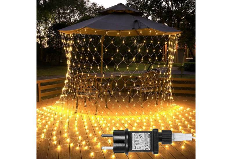 Sunicol Lichterkette 2x3M/4x6M LED Lichternetz, Lichtervorhang, Warmweiß, Weihnachts Deko, 8 Modi mit Timer, für Party Garten Zimmer Sunicol Lichterkette 2x3M/4x6M LED Lichternetz, Lichtervorhang, Warmweiß, Weihnachts Deko, 8 Modi mit Timer, für Party Garten Zimmer von Sunicol