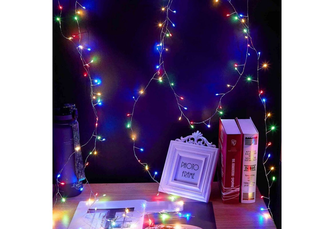 Sunicol LED-Lichterkette 3M/6M LED Lichterkette, USB-betrieben, Fernbedienung, 8 modi von Sunicol