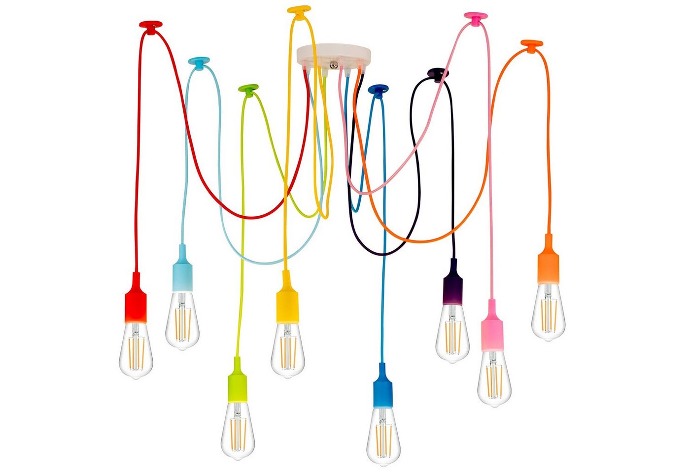 Sunicol LED Pendelleuchte Vintage Industrie Pendelleuchte, Lampe Hängend, DIY Höhenverstellbar, für Salon, Küche, Esszimmer, Studie, Schlafzimmer Sunicol LED Pendelleuchte Vintage Industrie Pendelleuchte, Lampe Hängend, DIY Höhenverstellbar, für Salon, Küche, Esszimmer, Studie, Schlafzimmer von Sunicol