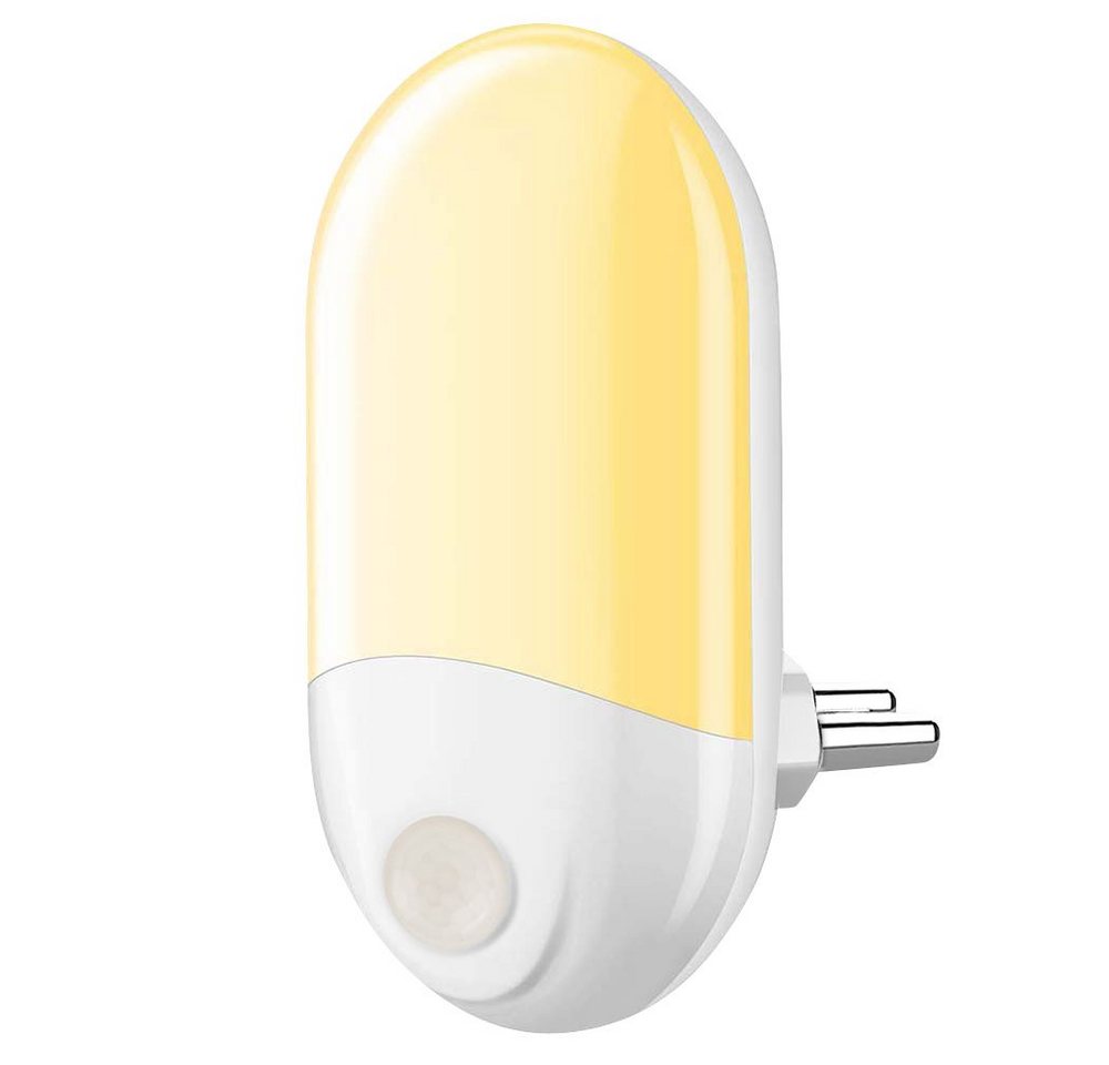 Sunicol LED Steckdosenleuchte LED Nachtlicht Steckdose,Wand Nachtlampe, Kinder Schlafzimmer, Tageslichtweiß, Acryl, mit Bewegungsmelder von Sunicol