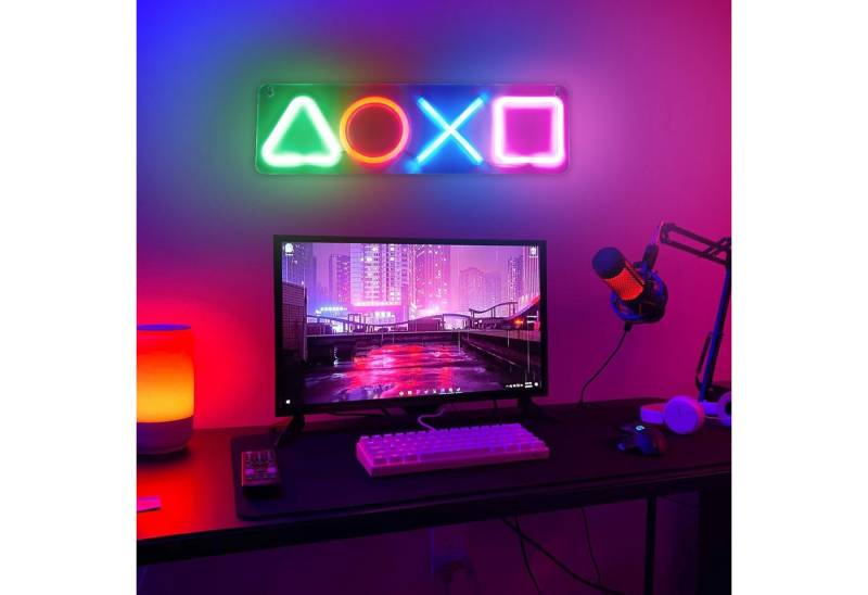 Sunicol Nachtlicht LED Neon Schild Licht Nachtlicht Leuchtreklame Sign Wandleuchte,USB von Sunicol