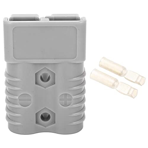 Batterieanschluss Stecker, SB175A hochwertiger stabiler Stromverbinder für Gabelstapler und Boote mit Kontaktklemmen 600V 175A (Grau) von Sunicon