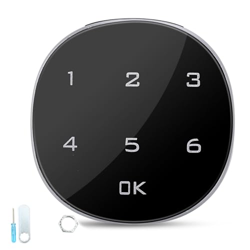 Electronic Cabinet Password, Lock Zinc Alloy Enhanced Security Touch Keypad Digital Keyless Entry for Wardrobe Drawer School Locker Toolbox Electronic Cabinet Password, Lock Zinc Alloy Enhanced Security Touch Keypad Digital Keyless Entry for Wardrobe Drawer School Locker Toolbox von Sunicon