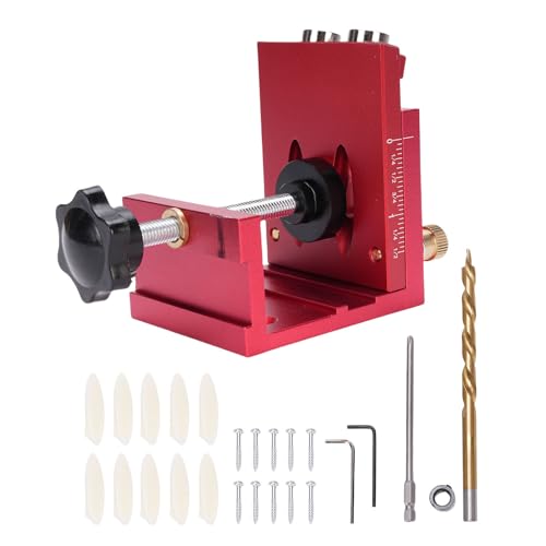 Pocket Hole Locator Set containing three drill guides, a high-quality aluminium alloy portable DIY tool and woodworking locator, ensuring precise pocket hole positioning. Pocket Hole Locator Set containing three drill guides, a high-quality aluminium alloy portable DIY tool and woodworking locator, ensuring precise pocket hole positioning. von Sunicon
