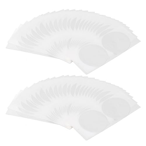 Sunicon 100 Stück Kaffee-Aluminiumfolien-Deckel, selbstklebende, hochtemperaturbeständige Einweg-Kaffeekapseln, Folienversiegelung, Kaffeepads-Aufkleber (62mm / 2.4in, 100pcs) von Sunicon