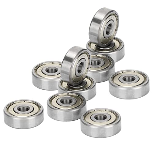 Sunicon 10pcs 635Z Deep Groove Stahlkugellager, Hochgeschwindigkeit doppelte Abdichtungskugellager 5x19x6mmmm von Sunicon