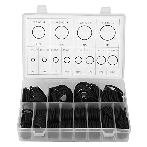 Sunicon 180pcs O Ring -Sortiment -Kit, Nitril -Gummi -Dichtungsreparaturset mit Aufbewahrungsbox Sunicon 180pcs O Ring -Sortiment -Kit, Nitril -Gummi -Dichtungsreparaturset mit Aufbewahrungsbox von Sunicon