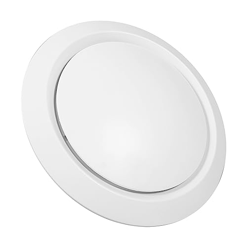 Sunicon 200mm Weiß Tellerventil, ABS Einstellbare Entlüftungsabdeckung an Decke oder Wand Abluft Deckenventil 4 Größen Runde Lüftungsgitter für Abluftventilator, Rohrventilator von Sunicon